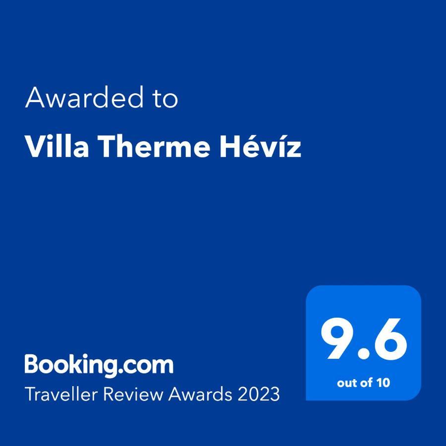 Villa Therme Hévíz Eksteriør bilde